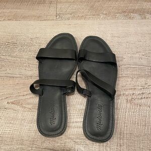 Madewell Sandals Flats Size 7 Black
